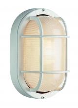 Trans Globe 41005 WH - 1 LIGHT MEDIUM OUTDOOR BULKHEA